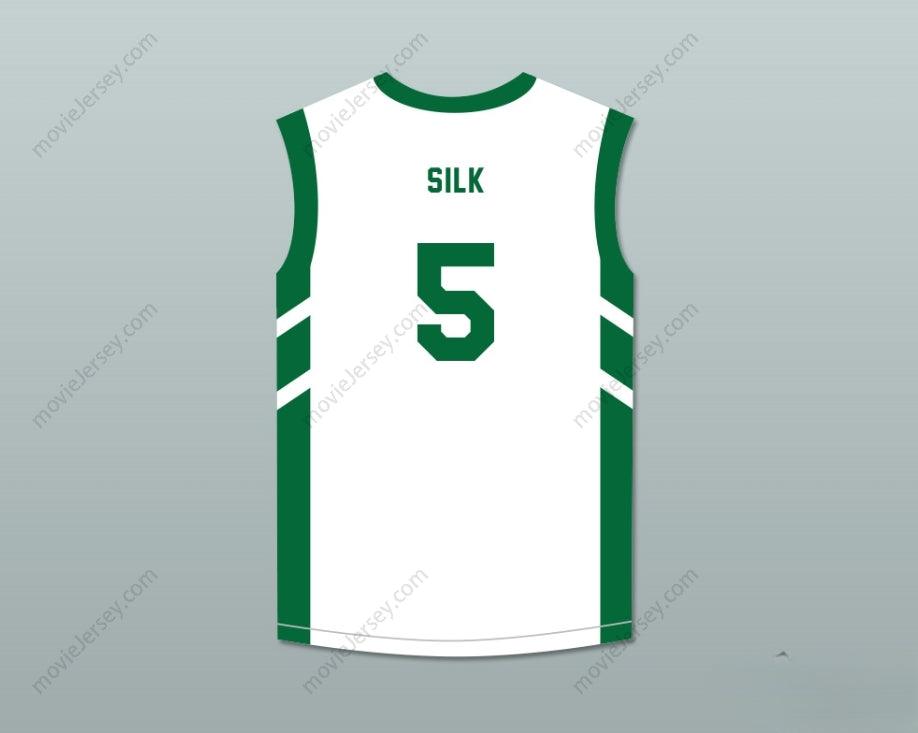 PERSONALIZADO Cualquier Nombre Número ANDRE 'SILK' POOL 5 CAMISETA DE BALONCESTO BLANCA DENNIS RODMAN'S BIG BANG IN PYONGYANG Costuras superiores S-6XL