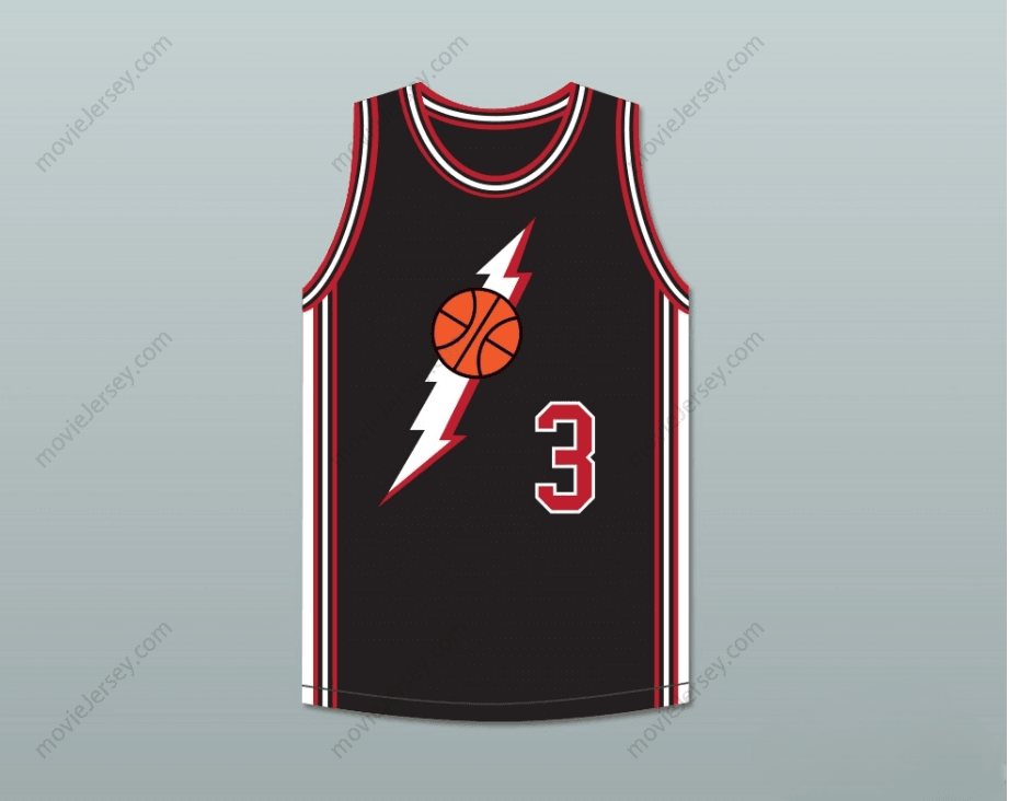 CAMISETA DE BALONCESTO NEGRA PERSONALIZADA CON NOMBRE Y NÚMERO LL COOL J MARION HILL 3 "IN THE HOUSE" Bordado S-6XL