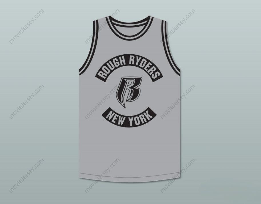 CAMISETA DE BALONCESTO DMX 84 ROUGH RYDERS GRIS PERSONALIZADA CON CUALQUIER Nombre Número 3 Costuras Reforzadas Tallas S-6XL