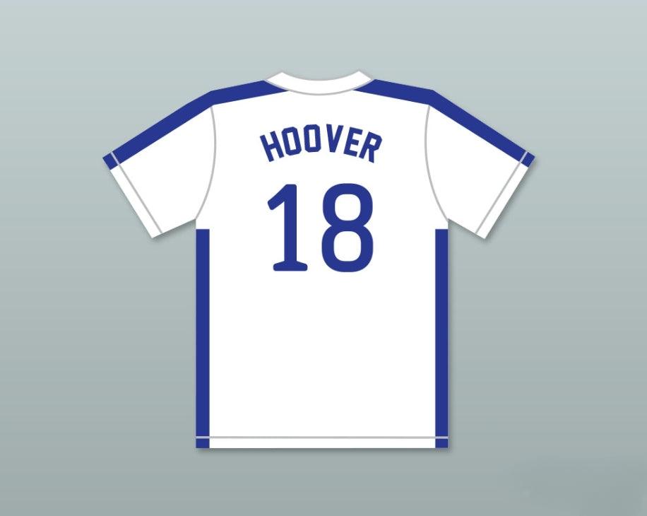 Personalizado Cualquier Nombre Número JOHN HOOVER 18 1984 USA EQUIPO BLANCO CAMISETA DE BÉISBOL Parte Superior Cosida S-6XL