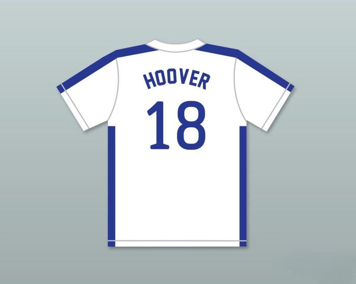 Personalizado Cualquier Nombre Número JOHN HOOVER 18 1984 USA EQUIPO BLANCO CAMISETA DE BÉISBOL Parte Superior Cosida S-6XL