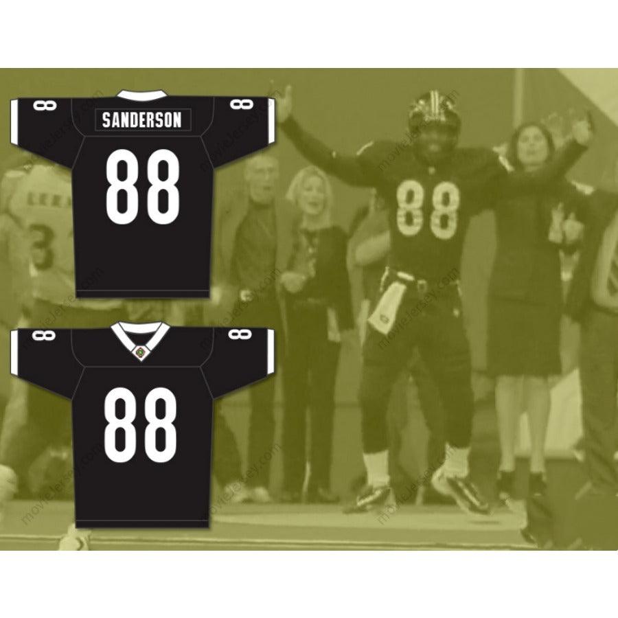PERSONALIZA Cualquier Nombre Número JIMMY SANDERSON 88 MIAMI SHARKS Ribete Blanco Camiseta de Fútbol Cosida Tallas S-6XL
