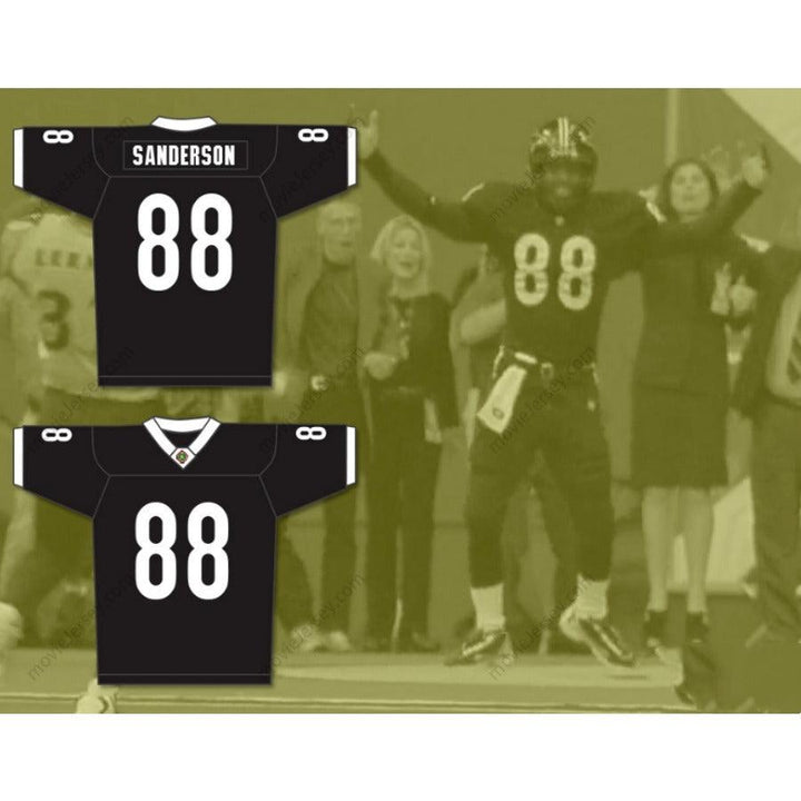 PERSONALIZA Cualquier Nombre Número JIMMY SANDERSON 88 MIAMI SHARKS Ribete Blanco Camiseta de Fútbol Cosida Tallas S-6XL