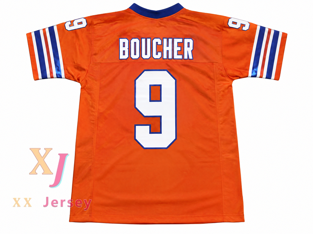 Custom Bobby Boucher 9 Mud Dogs The Waterboy Football Jersey