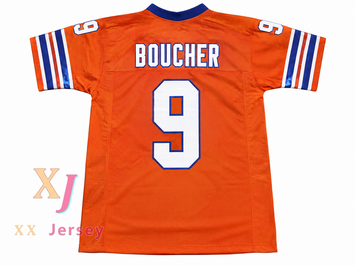 Custom Bobby Boucher 9 Mud Dogs The Waterboy Football Jersey