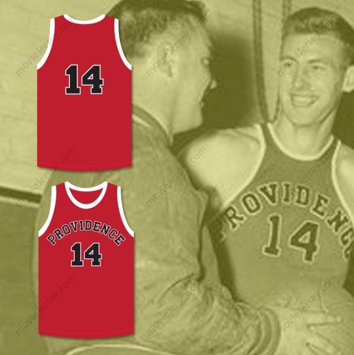 PERSONALIZAR Cualquier Nombre Número GEORGE NOSTRAND 14 PROVIDENCE STEAMROLLERS JERSEY DE BALONCESTO ROJO 1 Superior Cosido S-6XL