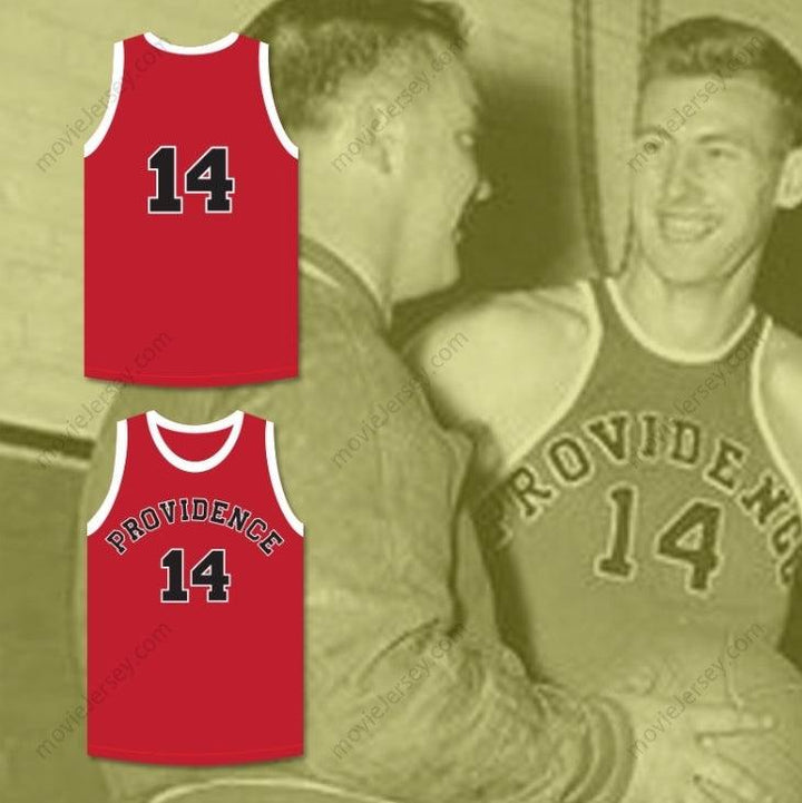 PERSONALIZAR Cualquier Nombre Número GEORGE NOSTRAND 14 PROVIDENCE STEAMROLLERS JERSEY DE BALONCESTO ROJO 1 Superior Cosido S-6XL