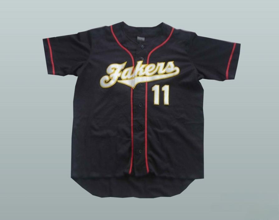Camiseta de béisbol L. MOTODA FAKERS personalizada con cualquier nombre o número, NUEVA, costuras de primera calidad, tallas S-6XL