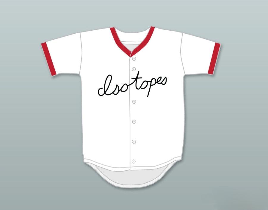 Camiseta de béisbol ISOTOPES con nombre y número personalizados, costura superior, tallas S-6XL
