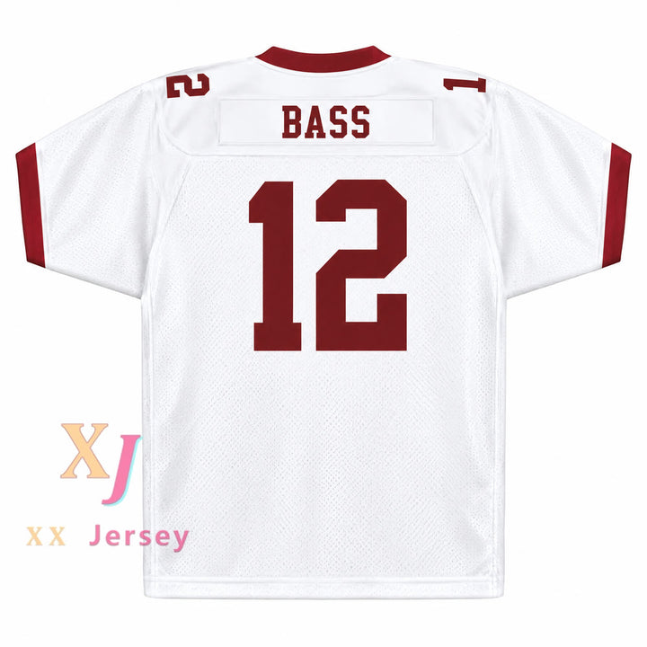 Custom Ronnie Sunshine Bass 12 T. C. Williams Titans Football Jersey