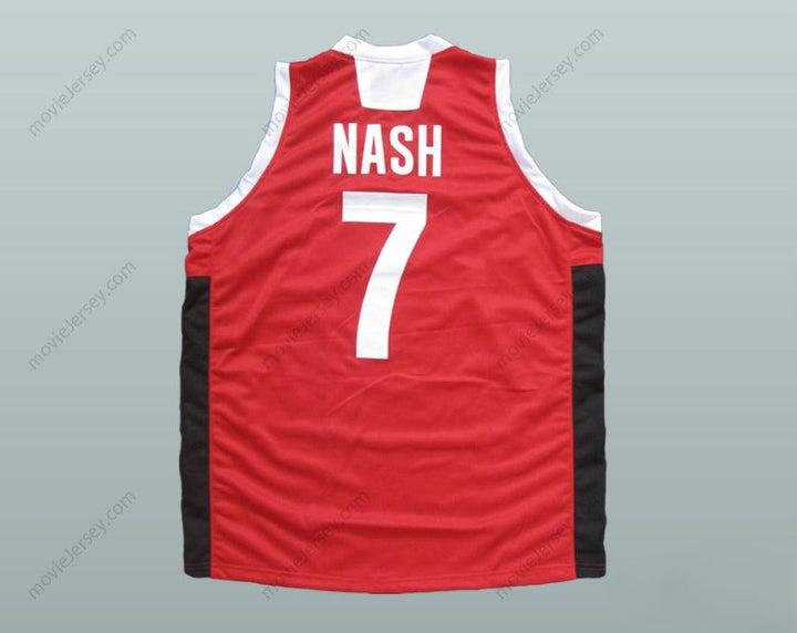 PERSONALIZA CUALQUIER Nombre Número STEVE NASH CANADÁ CAMISETA BALONCESTO Cosida S-6XL