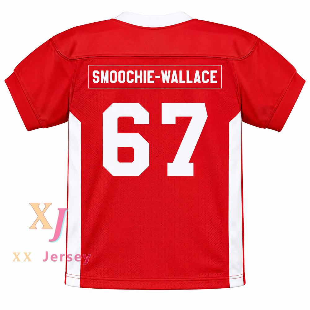 Custom Tyroil Smoochie-Wallace 67 East Key and Peele Football Jersey
