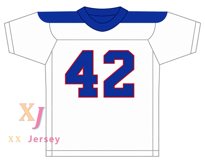 Custom Sid Luckman 42 Erasmus Hall High School Football Jersey
