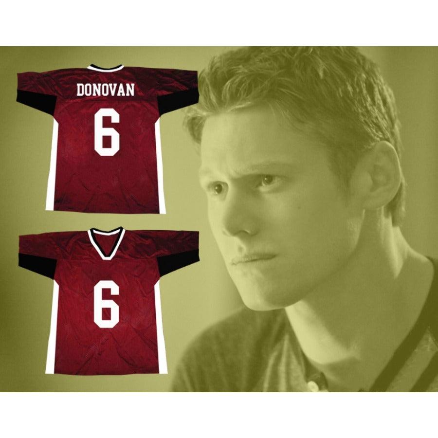 PERSONALIZA CUALQUIER Nombre Número MATT DONOVAN 6 MYSTIC FALLS TIMBERWOLVES Camiseta de fútbol con costuras S-6XL
