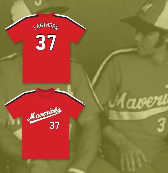 Personalizado Cualquier Nombre Número GENE LANTHORN 37 CAMISETA DE BÉISBOL ROJA THE BATTERED BASTARDS OF BASEBALL PesPunteado S-6XL