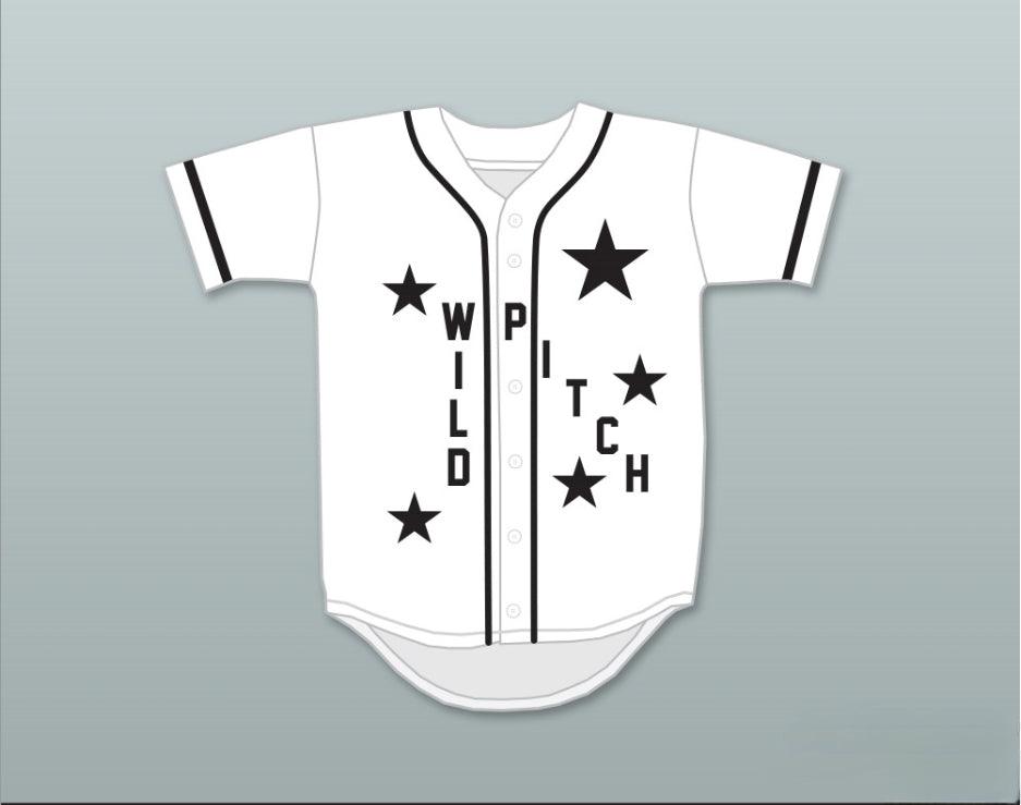 Camiseta de béisbol personalizada con cualquier nombre y número WILD PITCH 88, blanca, cosida, tallas S-6XL
