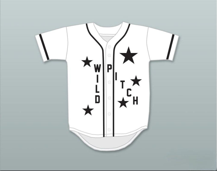 Camiseta de béisbol personalizada con cualquier nombre y número WILD PITCH 88, blanca, cosida, tallas S-6XL