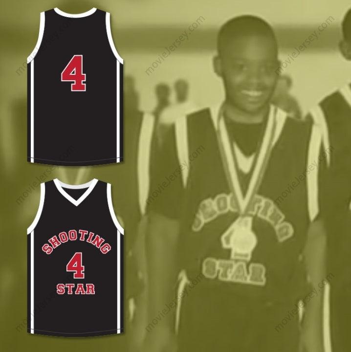 PERSONALIZA CUALQUIER Nombre Número WILLIE MCGEE 4 OHIO SHOOTING STARS AAU CAMISETA DE BALONCESTO NEGRA MÁS QUE UN JUEGO Costuras superiores S-6XL