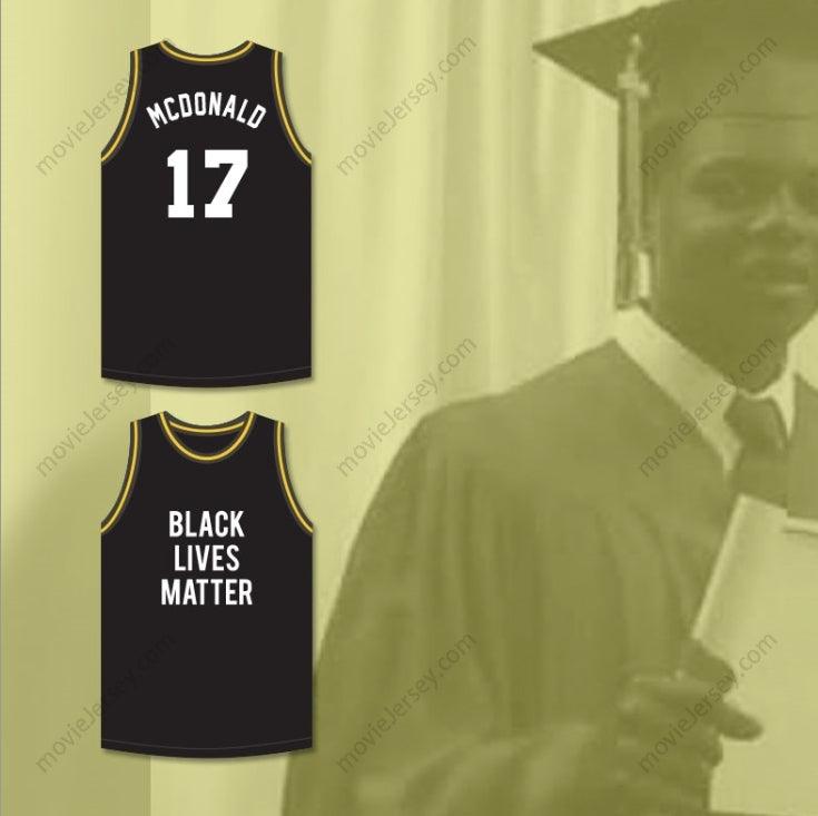 PERSONALIZA Tu Nombre Número LAQUAN MCDONALD 17 BLACK LIVES MATTER CAMISETA DE BALONCESTO Cosida Tallas S-6XL