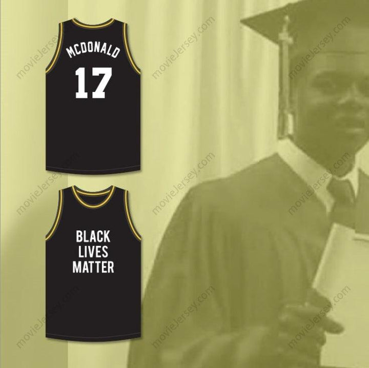 PERSONALIZA Tu Nombre Número LAQUAN MCDONALD 17 BLACK LIVES MATTER CAMISETA DE BALONCESTO Cosida Tallas S-6XL