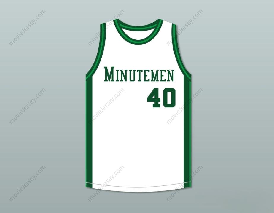 Personaliza CUALQUIER Nombre Número SHAWN KEMP 40 CONCORD HIGH SCHOOL MINUTEMEN Camiseta de Baloncesto LOCAL con costuras S-6XL