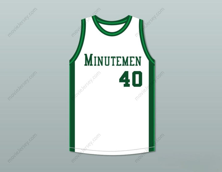 Personaliza CUALQUIER Nombre Número SHAWN KEMP 40 CONCORD HIGH SCHOOL MINUTEMEN Camiseta de Baloncesto LOCAL con costuras S-6XL