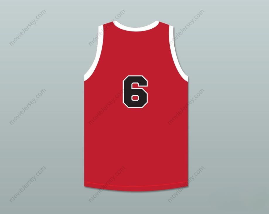 CAMISETA DE BALONCESTO ROJA DE LOS PROVIDENCE STEAMROLLERS DE HANK BEENDERS N.º 6, CUALQUIER NOMBRE Y NÚMERO PERSONALIZADO, 1ª CALIDAD COSIDA S-6XL