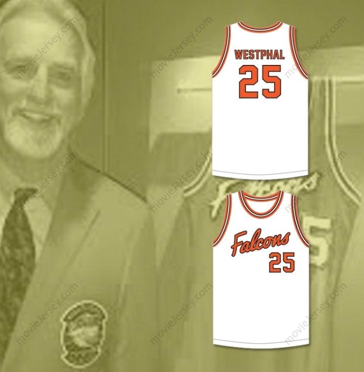 CUSTOM ANY Name Number PAUL WESTPHAL 25 AVIATION HIGH SCHOOL FALCONS WHITE BASKETBALL JERSEY Top Stitched S-6XL