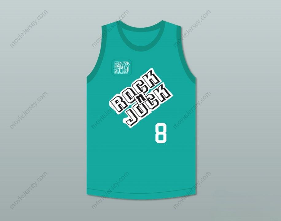 PERSONALIZA Cualquier Nombre Número DOUG E. DOUG 8 CAMISETA DE BALONCESTO VIOLATORS 3ER ENCUENTRO ANUAL DE B-BALL ROCK N' JOCK 1993 Costura Superior S-6XL