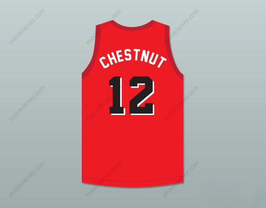 PERSONALIZA Cualquier Nombre Número CAMISETA DE BALONCESTO MORRIS CHESTNUT 12 ALBAÑILES SEGUNDO ANUAL ROCK N' JOCK B-BALL JAM 1992 Cosido Superior S-6XL
