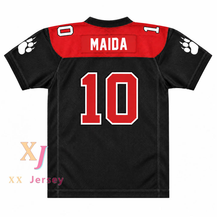Custom Tami Maida 10 Minnville High School Grizzlies Football Jersey