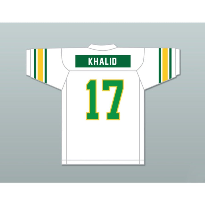 CUSTOM ANY Name Number KHALID YOUNG DUMB BROKE 17 WHITE Football Jersey Top Stitched S-6XL