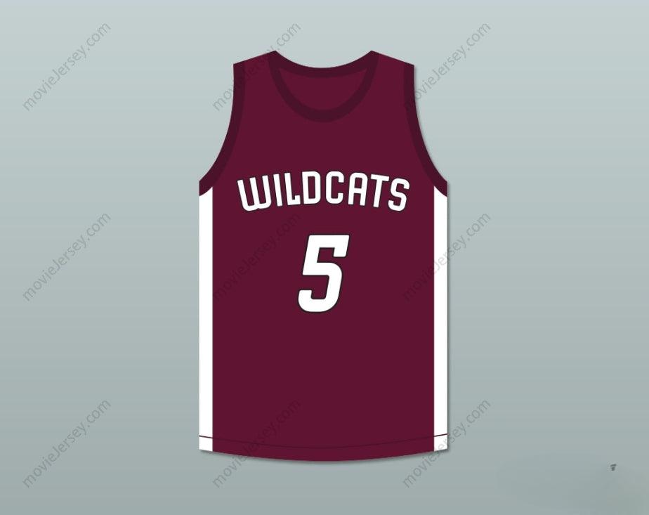 PERSONALIZA CUALQUIER Nombre Número PATRICK MAHOMES 5 CAMISETA BALONCESTO GUINDA WILDCATS HIGH SCHOOL WHITEHOUSE 2 Costuras Reforzadas S-6XL