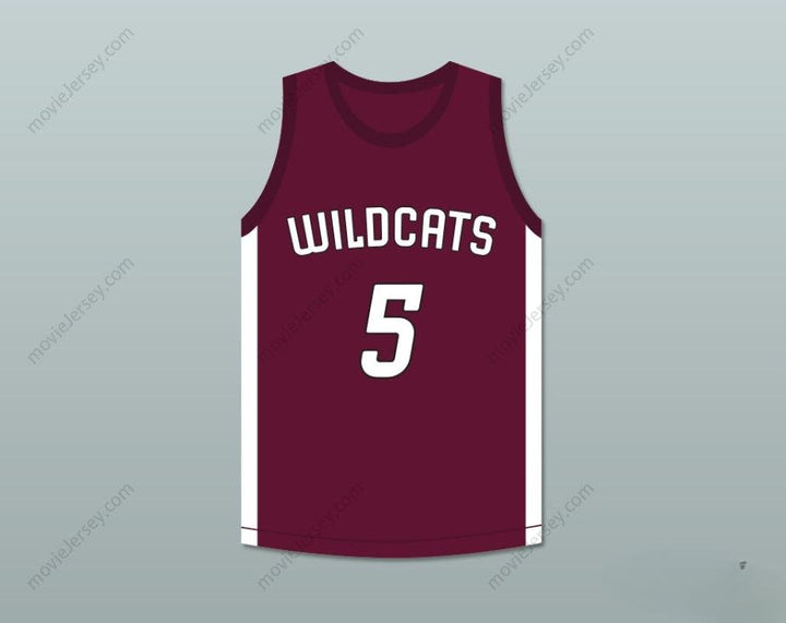 PERSONALIZA CUALQUIER Nombre Número PATRICK MAHOMES 5 CAMISETA BALONCESTO GUINDA WILDCATS HIGH SCHOOL WHITEHOUSE 2 Costuras Reforzadas S-6XL