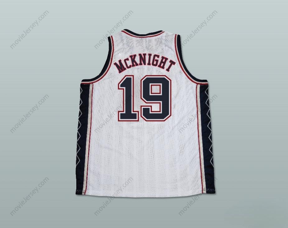 CUSTOM ANY Name Number SCOTT MCKNIGHT 19 BASKETBALL JERSEY JUST WRIGHT Top Stitched S-6XL