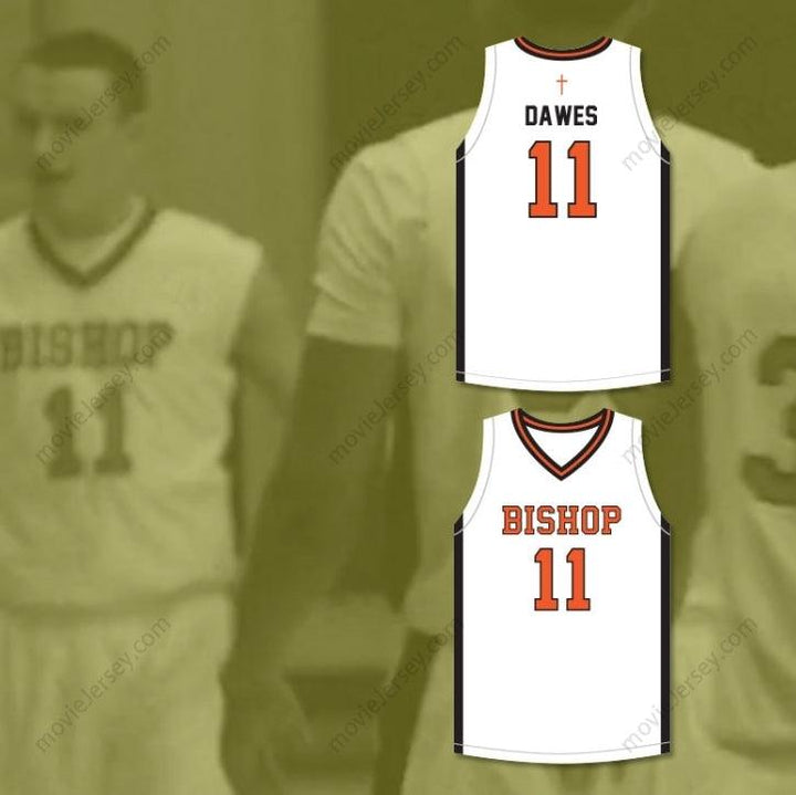 PERSONALIZA CUALQUIER Nombre Número KENNY DAWES 11 BISHOP HAYES TIGERS CAMISETA DE BALONCESTO BLANCA THE WAY BACK Cosido S-6XL