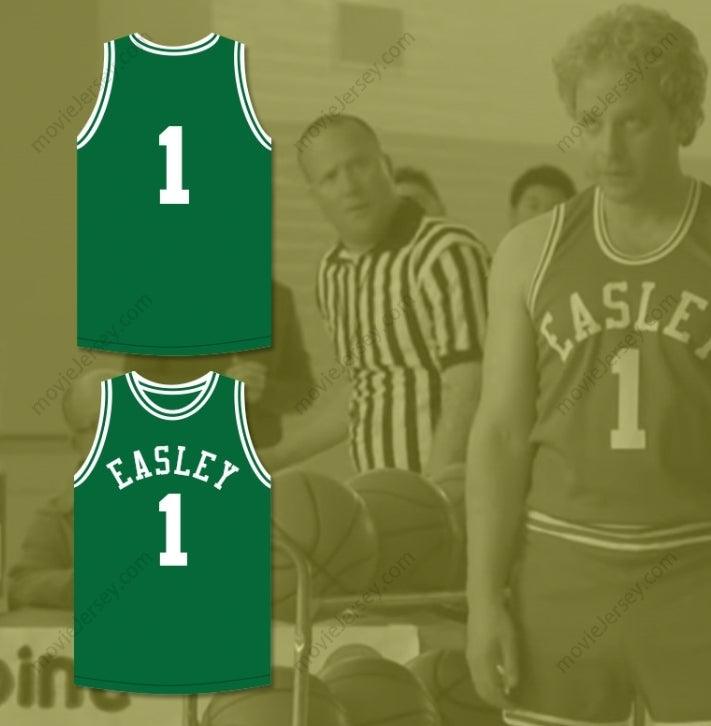PERSONALIZA CUALQUIER Nombre Número LARRY BIRD 1 EASLEY HIGH SCHOOL JERSEY DE BALONCESTO VERDE LA LEYENDA DEL JOVEN LARRY BIRD OBRA DE TEATRO Costura Superior S-6XL