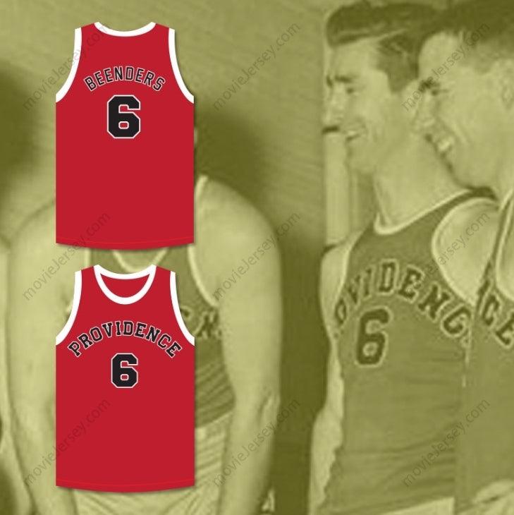 PERSONALIZA Cualquier Nombre Número HANK BEENDERS 6 PROVIDENCE STEAMROLLERS JERSEY DE BALONCESTO ROJO 2 Costura Superior S-6XL