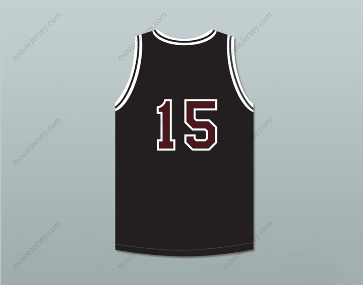 CUSTOM ANY Name Number ANTHONY KELLER 15  HIGH SCHOOL BLACK BASKETBALL JERSEY Top Stitched S-6XL