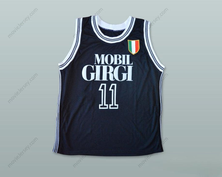 PERSONALIZA cualquier Nombre Número DINO MENEGHIN 11 MOBILGIRGI VARESE CAMISETA DE BALONCESTO Cosida S-6XL
