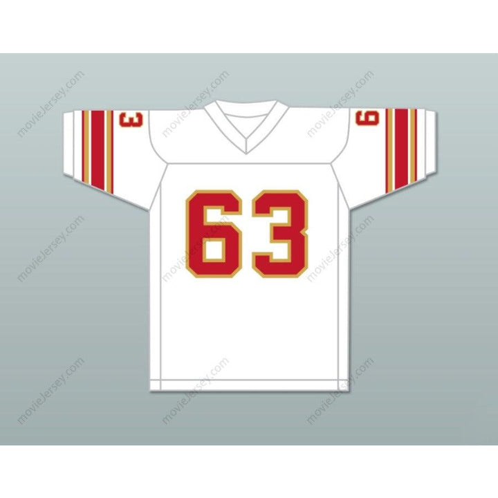 PERSONALIZA CUALQUIER Nombre Número 1983 USFL GEORGE GILBERT 63 PHILADELPHIA STARS CAMISETA DE FÚTBOL AMERICANA DE VISITANTE BORDADA S-6XL