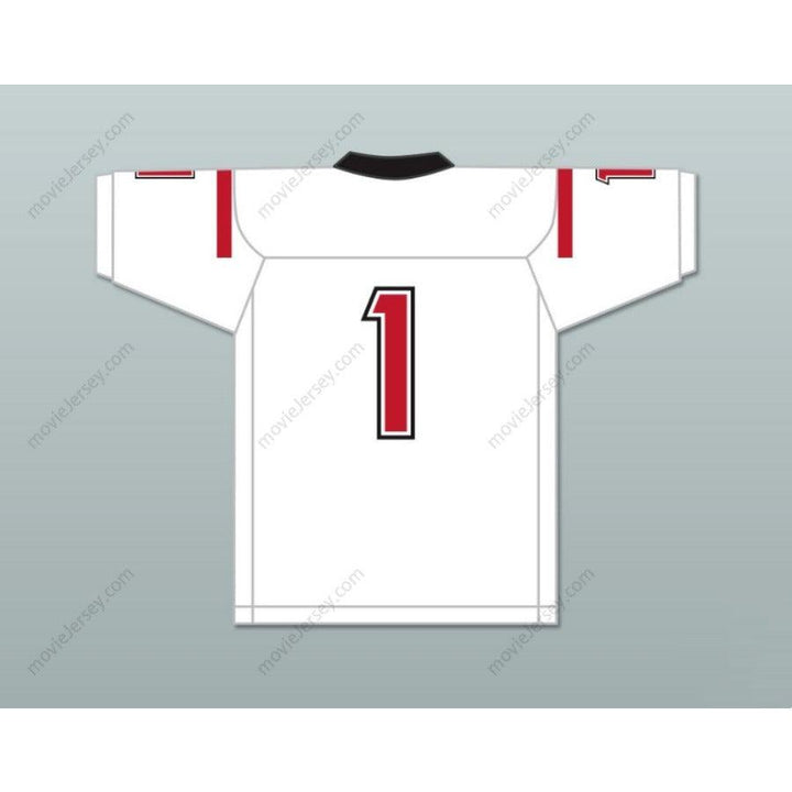 PERSONALIZADO Cualquier Nombre Número KYLER GORDON 1 CAMISETA Fútbol Blanca WILDCATS COLEGIO SECUNDARIA ARCHBISHOP MURPHY Costura Superior S-6XL