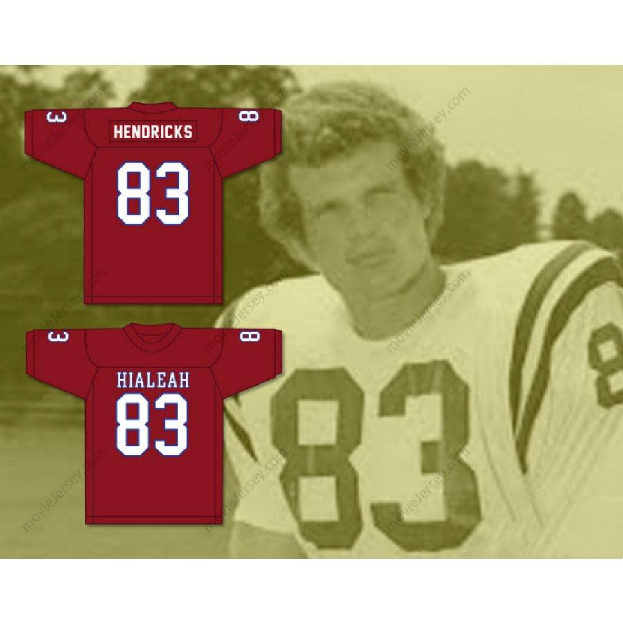 PERSONALIZA CUALQUIER Nombre Número TED HENDRICKS 83 HIALEAH SENIOR HIGH SCHOOL THOROUGHBREDS Camiseta de fútbol con costuras S-6XL