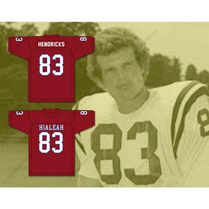 PERSONALIZA CUALQUIER Nombre Número TED HENDRICKS 83 HIALEAH SENIOR HIGH SCHOOL THOROUGHBREDS Camiseta de fútbol con costuras S-6XL