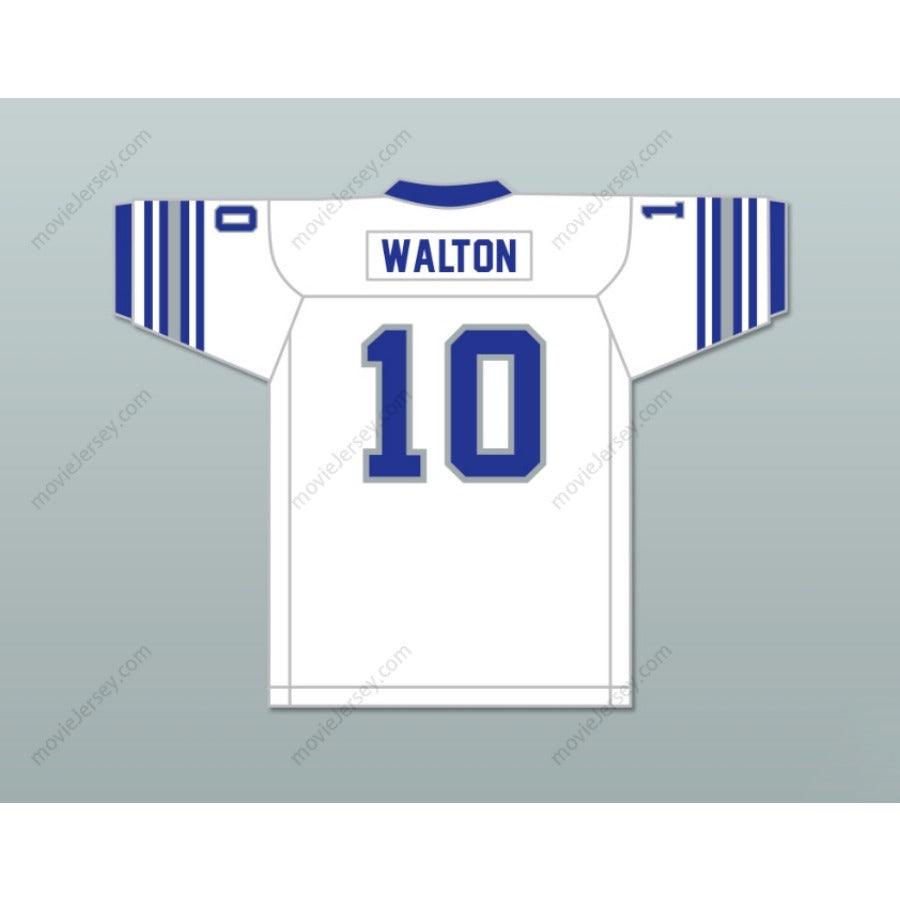 PERSONALIZADA CUALQUIER Nombre Número 1975 WFL JOHNNIE WALTON 10 SAN ANTONIO WINGS ROAD Camiseta de Fútbol Americana Cosida S-6XL