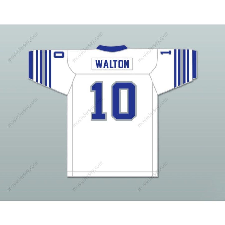 PERSONALIZADA CUALQUIER Nombre Número 1975 WFL JOHNNIE WALTON 10 SAN ANTONIO WINGS ROAD Camiseta de Fútbol Americana Cosida S-6XL