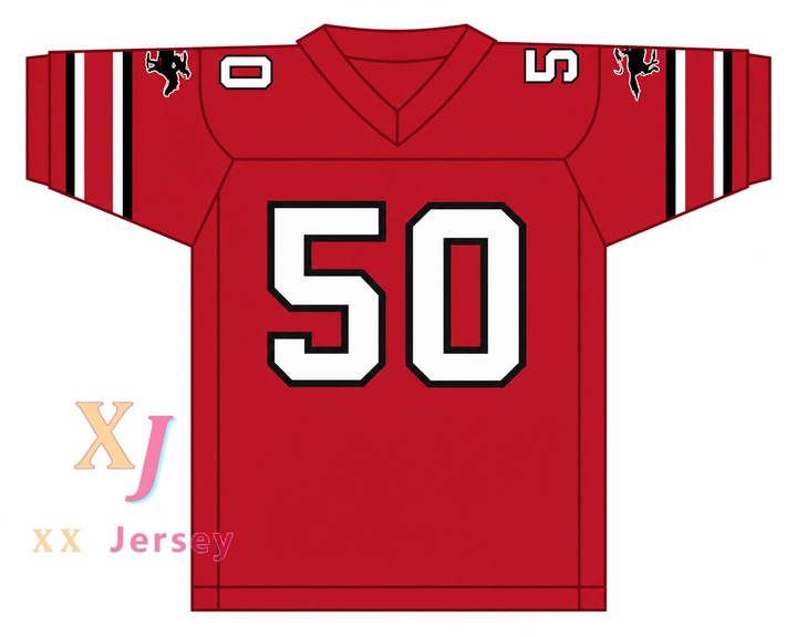 Custom Ron Simmons 50 Tampa Bay Bandits 1985 USFL Football Jersey