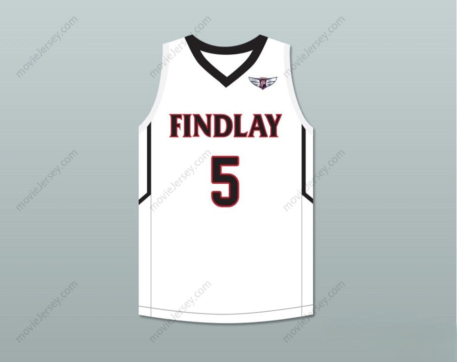 PERSONALIZA CUALQUIER Nombre Número P. J. WASHINGTON 5 CAMISETA DE BALONCESTO BLANCA BORDADA TALLAS S-6XL