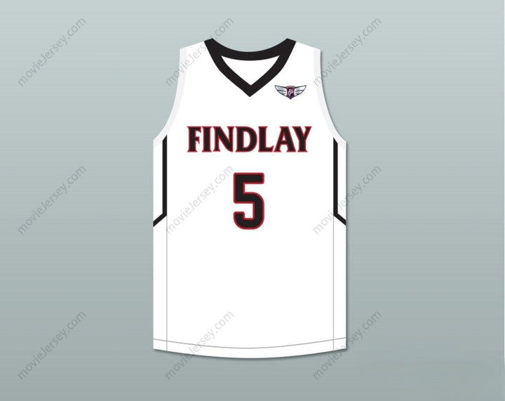 PERSONALIZA CUALQUIER Nombre Número P. J. WASHINGTON 5 CAMISETA DE BALONCESTO BLANCA BORDADA TALLAS S-6XL
