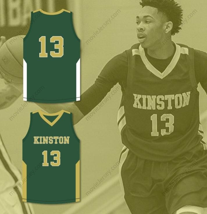 PERSONALIZA Cualquier Nombre Número BRANDON INGRAM 13 CAMISETA DE BALONCESTO VERDE VIKINGS DE PREPARATORIA Con Costura Superior Tallas S-6XL